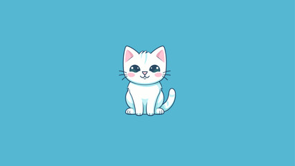 illustration kawaii cute cat