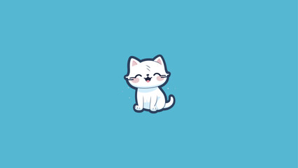 illustration kawaii cute cat