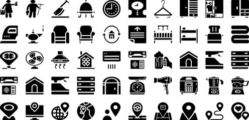 Hold Icon Set Isolated Silhouette Solid Icons With Hand, Icon, Vector, Illustration, Set, Symbol, Line Infographic Simple Vector Illustration