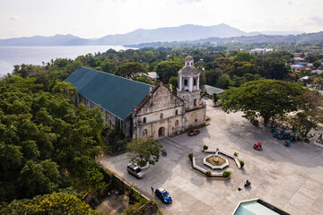 San Joaquin, Iloilo, Philippines - Aerial of San Joaquin Parish Church.