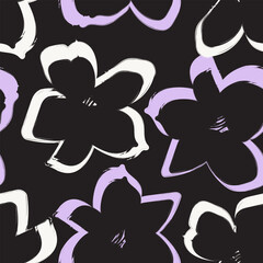 Pastel Abstract Floral Seamless Pattern Design