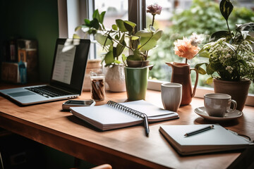 Fototapeta premium Clean and Modern Workspace