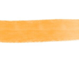 Orange line on white