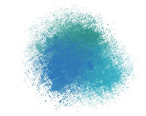 Blue print on white background