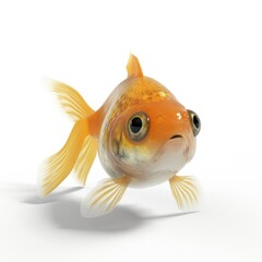 fish, goldfish, gold, animal, isolated, aquarium, water, pet, white, orange, nature, fin, underwater, golden, swim, pets, tank, swimming, bowl, carp, fishbowl, aquatic, gold fish, animals, color