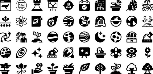 Plan Icon Set Isolated Silhouette Solid Icons With Plan, Sign, Icon, Illustration, Vector, Symbol, Business Infographic Simple Vector Illustration