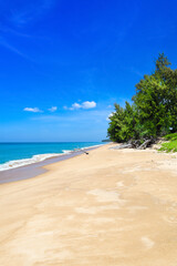 Beautiful landscape of the Indian Ocean coast