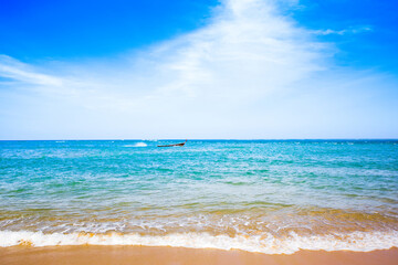 Beautiful landscape of the Indian Ocean coast