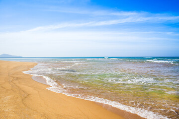 Beautiful landscape of the Indian Ocean coast