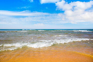 Beautiful landscape of the Indian Ocean coast, Thailand