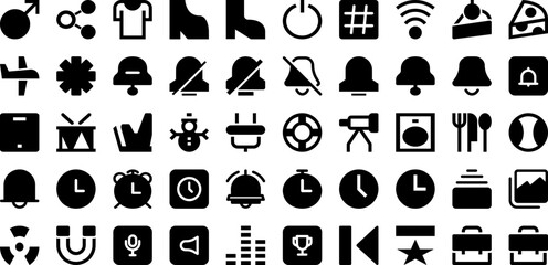 User Icon Set Isolated Silhouette Solid Icons With Symbol, Vector, Web, User, People, Icon, Business Infographic Simple Vector Illustration