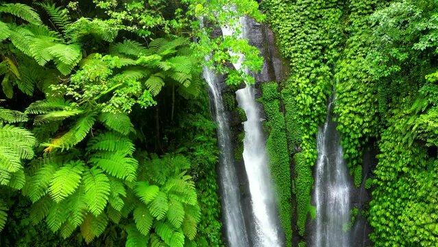 Bali Fiji Waterfall is Bali Places of Interest which contains information about Triple waterfalls located in Lemukih village, Sawan, Buleleng.
