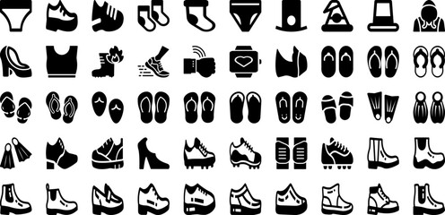 Wear Icon Set Isolated Silhouette Solid Icons With Outline, Coronavirus, Vector, Icon, Wear, Line, Symbol Infographic Simple Vector Illustration