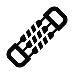 expander strength glyph icon illustration vector graphic