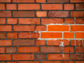 Alte Backsteinwand