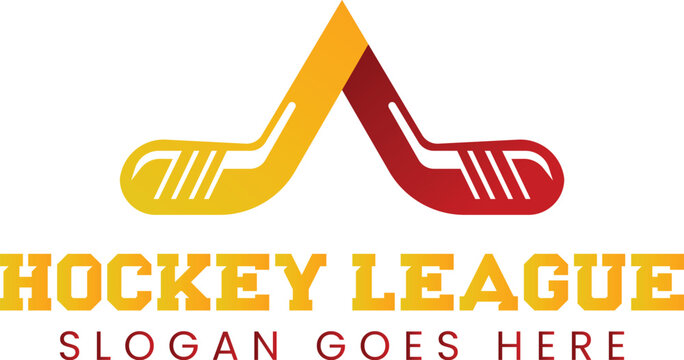Hockey League Logo design vector file 