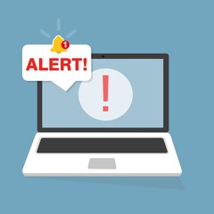 coputer alert email messaggio