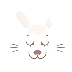 Cute Rabbit, White Bunny, Easter Bunny Cartoon Animals