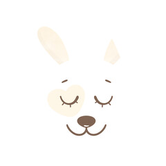 Cute Rabbit, White Bunny, Easter Bunny Cartoon Animals