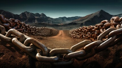 Chain and earth