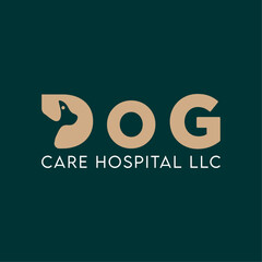 Dog Care Hospital LLC business logo design