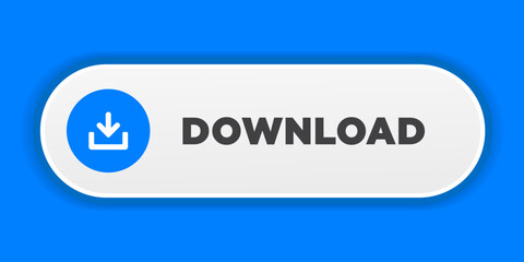 Download button icon. Upload icon. Down arrow bottom side symbol. Click here button. Save cloud icon push button for UI UX, website, mobile application.