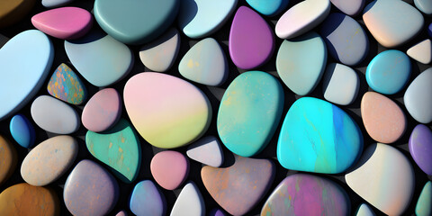 Abstract stones texture background. Generative AI