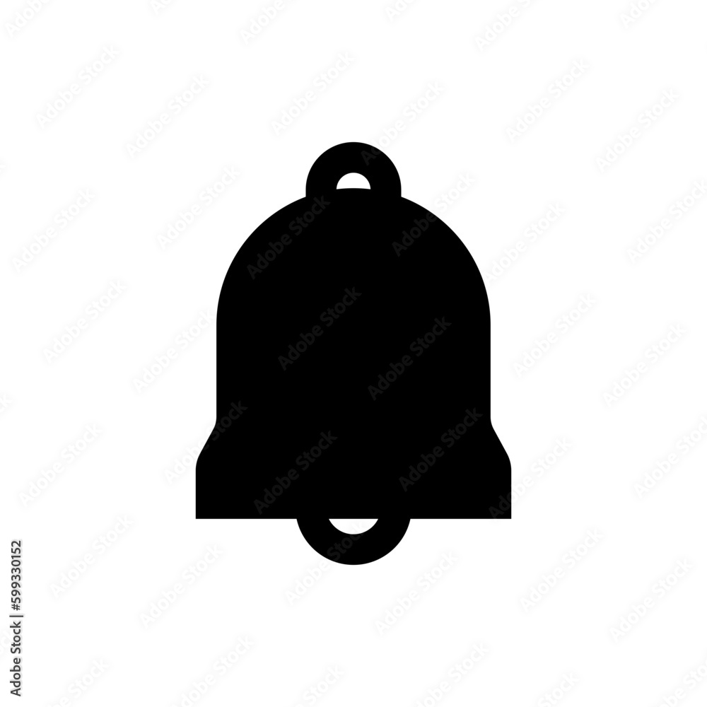 Aufkleber notification bell icon. alarm symbol , message inbox icon