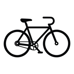 Fototapeta premium Motorcycle Flat Icon Isolated On White Background