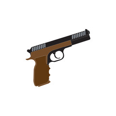 Fototapeta premium Gun vector icon