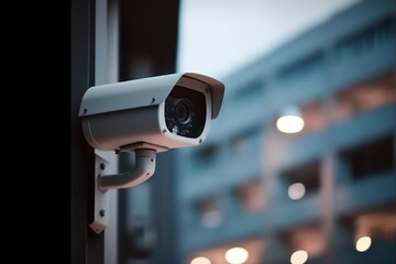 Security camera. Secure Generative AI. Perimeter security. Office building security. 