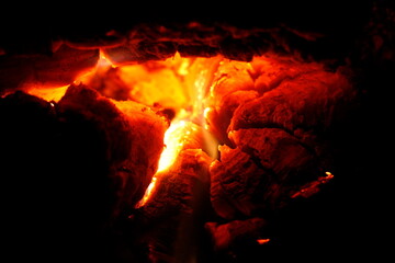 Fototapeta premium Fire on the beach holidays background wallpapers fine prints products