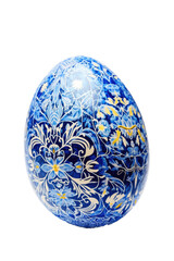 Fototapeta premium isolated, decorated Easter eggs Ukrainian style design elaborate and intricate design work, holiday-themed, photorealistic illustration on a transparent background cutout in PNG. generative ai