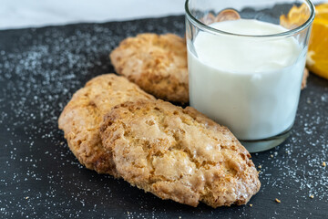 Perrunillas, typical christmas spanish sweets. They are made from flour, almonds and lard