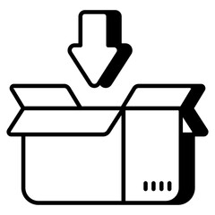 An icon design of packaging 