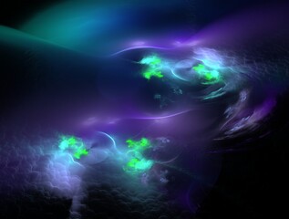 Imaginatory fractal abstract background Image
