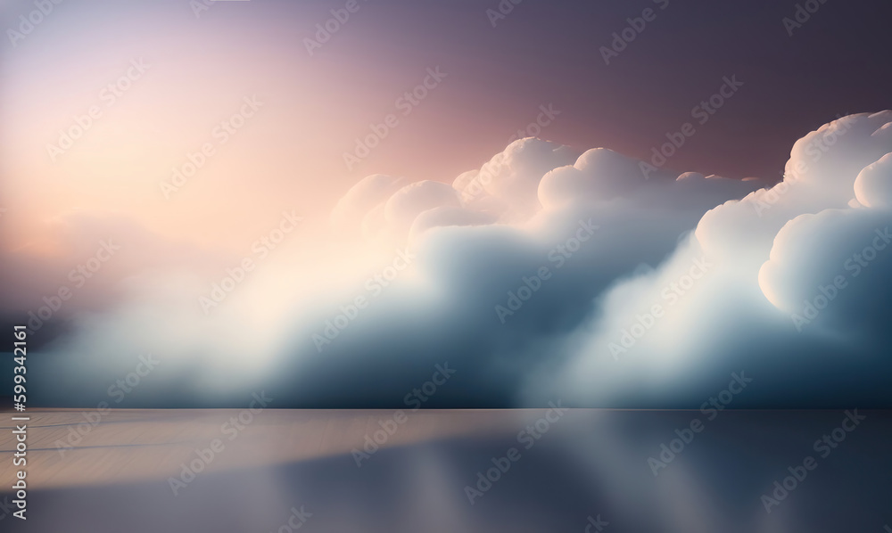 Fototapete a beautiful abstract modern light lilac backdrop for a product presentation with a smooth floor and 