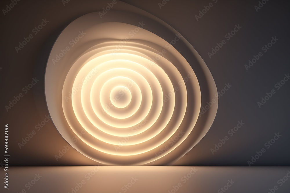 Poster beautiful fancy intricate futuristic geometric background for your presentation. textured 3d beige w