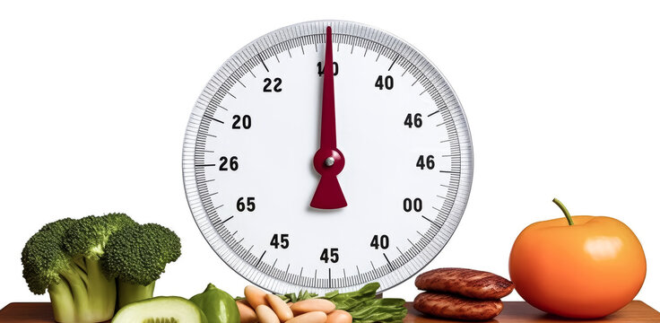 The image of alarm measuring tape, meter plate, fork, knife, and cutlery was copy-pasted - generative ai