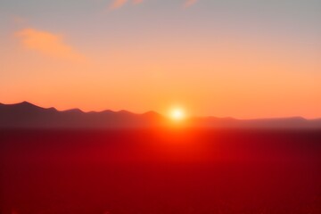 Sunrise in the Desert (Horizontal)