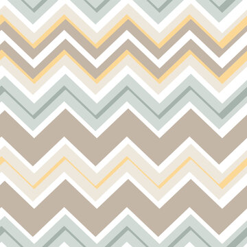 Seamless pattern with chevron design,Seamless pattern with yellow chevron design Colorful zigzag striped pattern for backgrounds and design © belleza