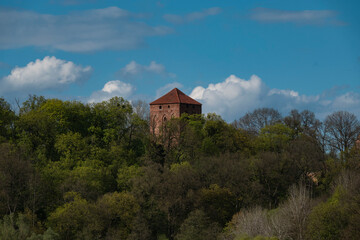 Zamek Krzyżacki Rogóżno, Więża Zamkowa,Średniowiecze,Krzyżacy,Zakon