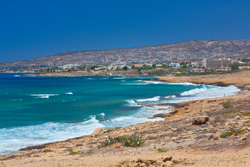 Beautiful Beach near Paphos, Cyprus