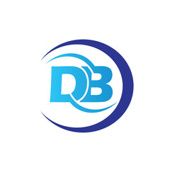 DB Creative Company Linked Letter Logo Design