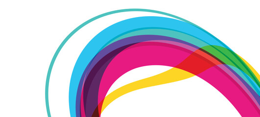 sfondo, linee colorate, forma astratta, onda di colori su sfondo bianco