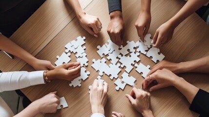 Teamwork Triumph: Company Puzzle Challenge