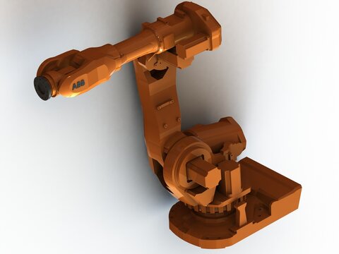 ABB IRB 6600-225 2.55 Robot 3D Model