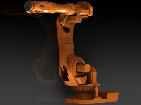 ABB IRB 6600-225 2.55 Robot 3D Model