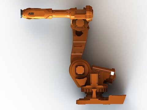 ABB IRB 6600-225 2.55 Robot 3D Model