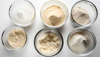 Bake with the best ingredients, a set of organic flour and glucose.